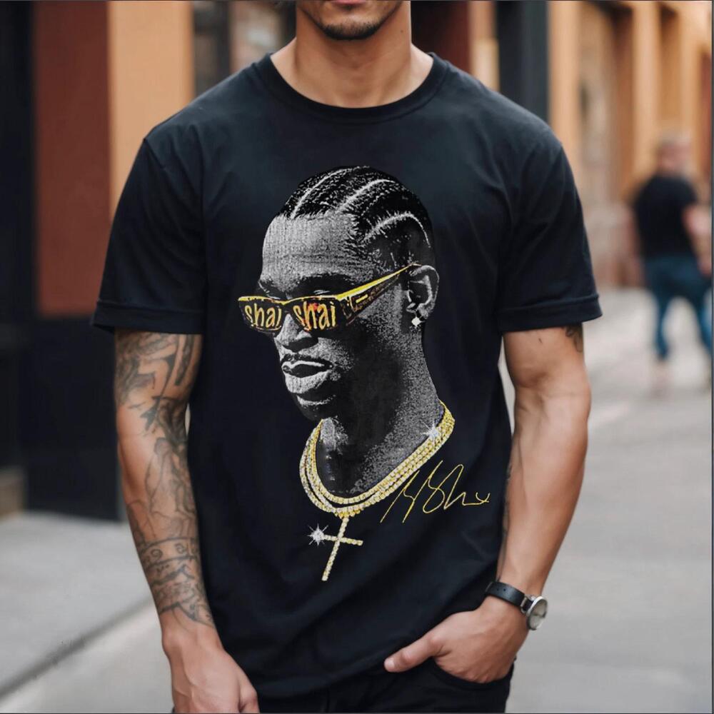 Shai Gilgeous Alexander Icy T Shirt Short Sleeves Gift For Men Women S 5Xl
